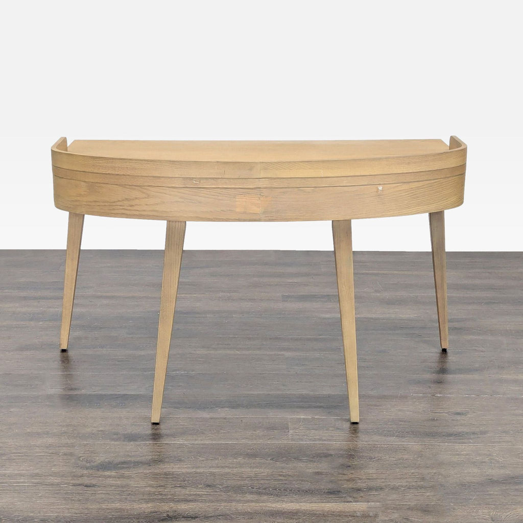 Four Hands Armstrong Modern Light Wood Desk with Two Drawers and Raised Back Edge - Accepted Offer (20.07% discount)