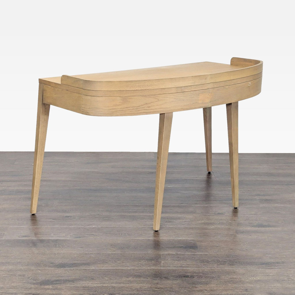 Four Hands Armstrong Modern Light Wood Desk with Two Drawers and Raised Back Edge - Accepted Offer (20.07% discount)