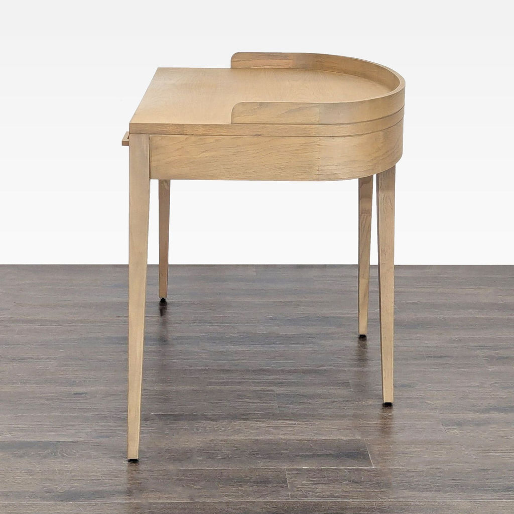 Four Hands Armstrong Modern Light Wood Desk with Two Drawers and Raised Back Edge - Accepted Offer (20.07% discount)