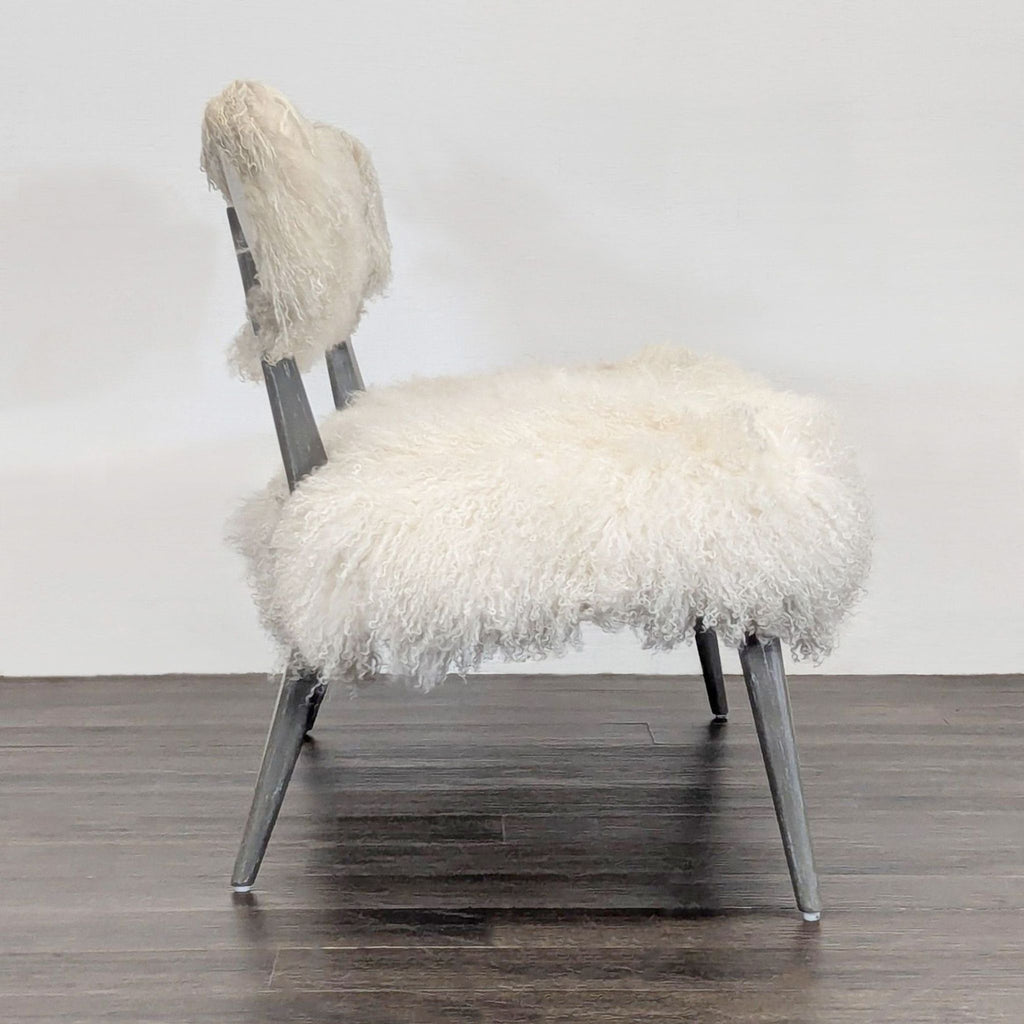 Bench frame made of solid wood, categorized under stools, ottomans, and benches.