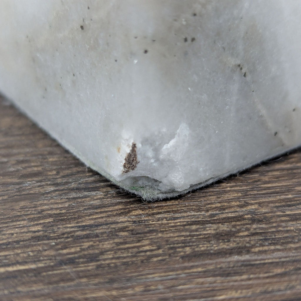 Modern Abstract Face Sculpture on Marble Base