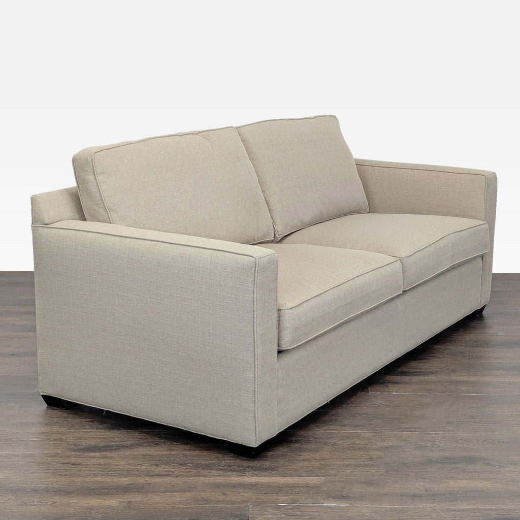 Crate & Barrel Beige Sleeper Sofa – Modern, Comfortable, and Versatile