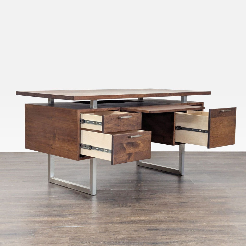 Crate and Barrel Clybourn Modern Executive Desk