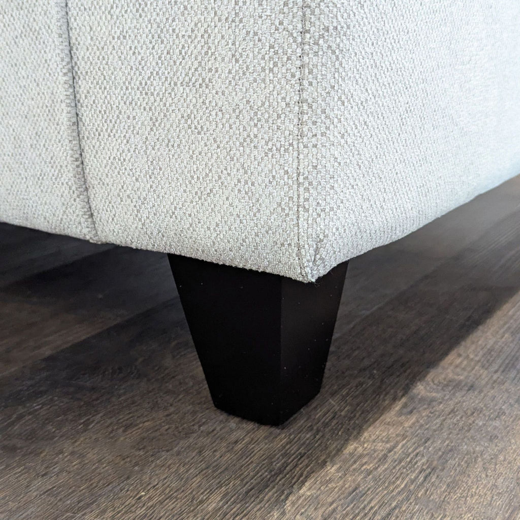 Living Spaces 3-Seat Light Gray Sofa