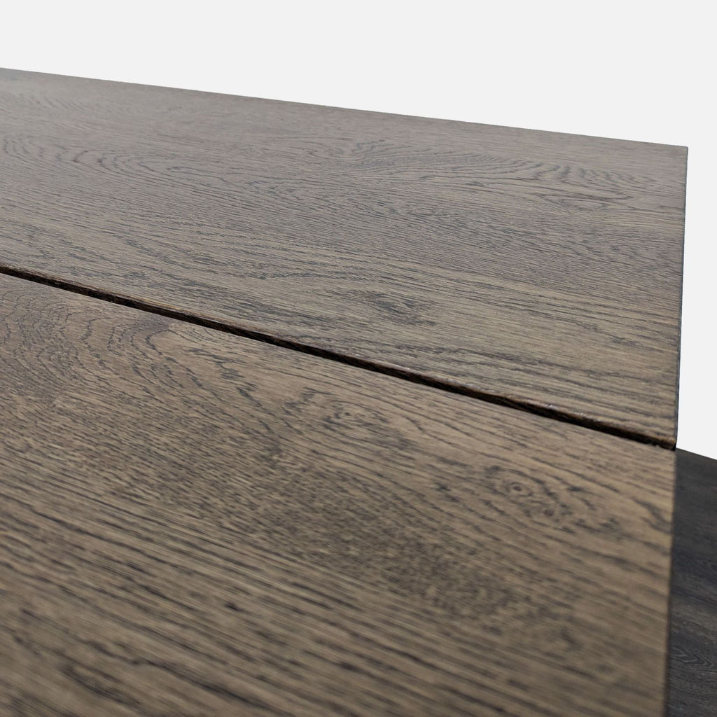 Wood Sled Base Dining Table