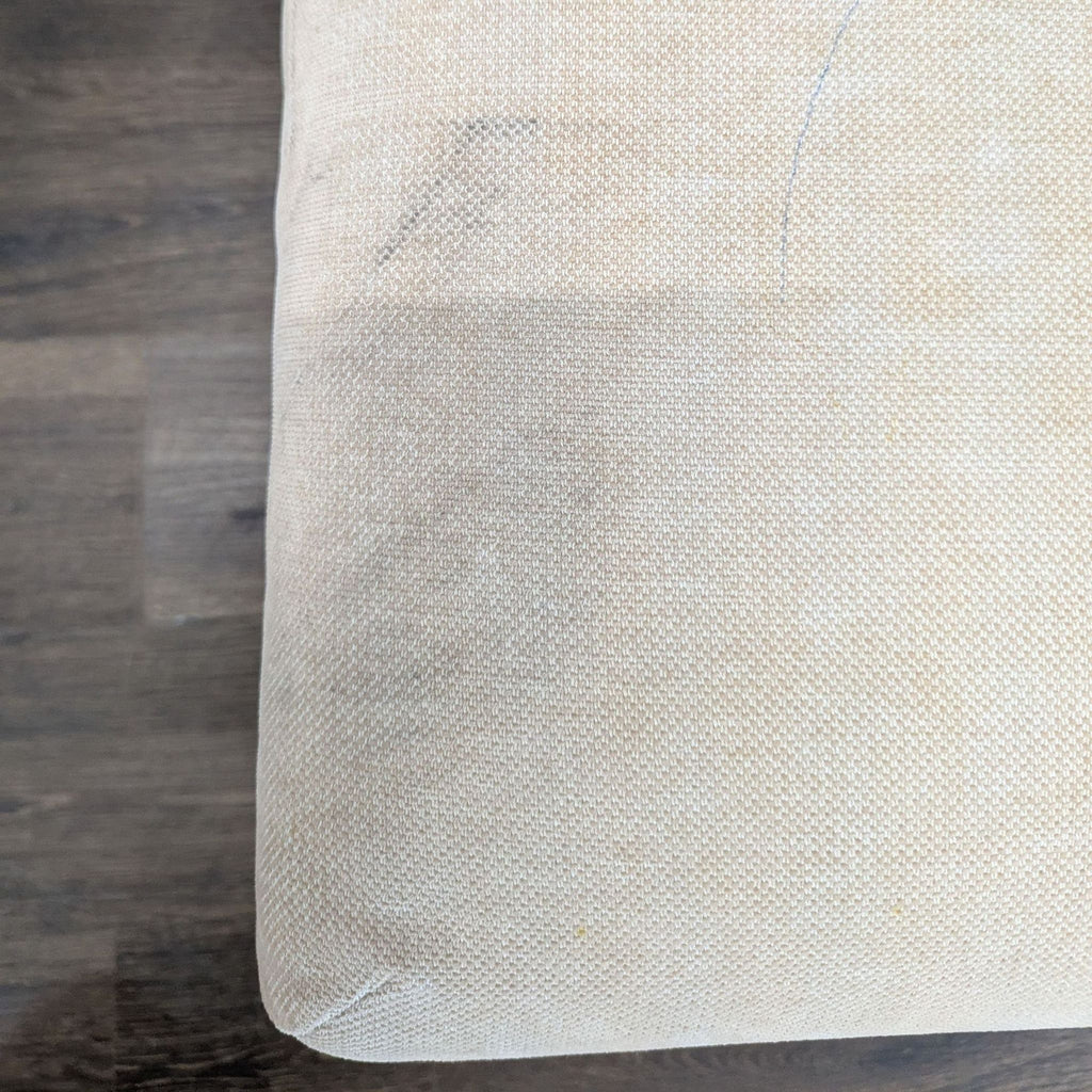 Modern beige IKEA sectional with durable upholstery and roomy design, offering comfort and style for any decor.