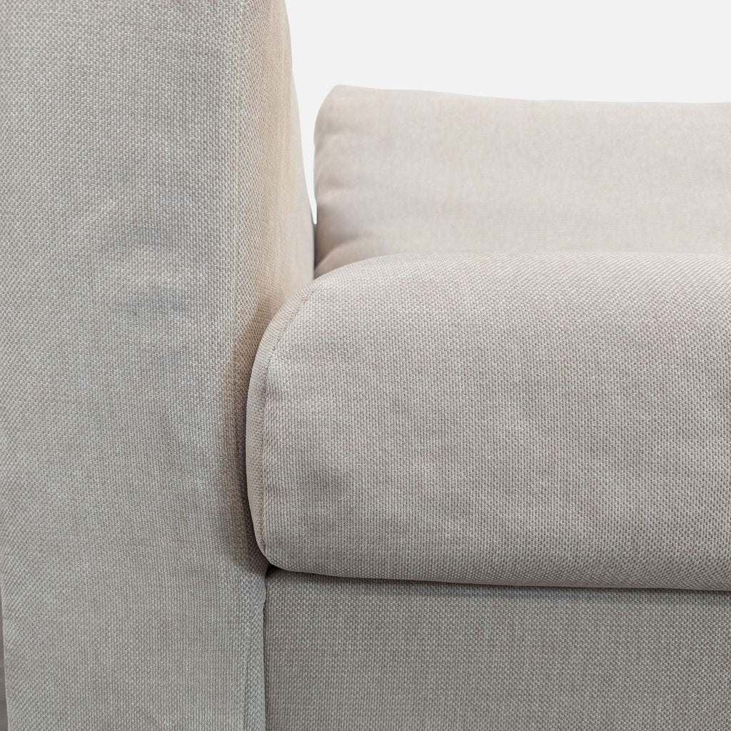 IKEA Finnala Modern Beige L-Shaped Sectional Sofa with Chaise