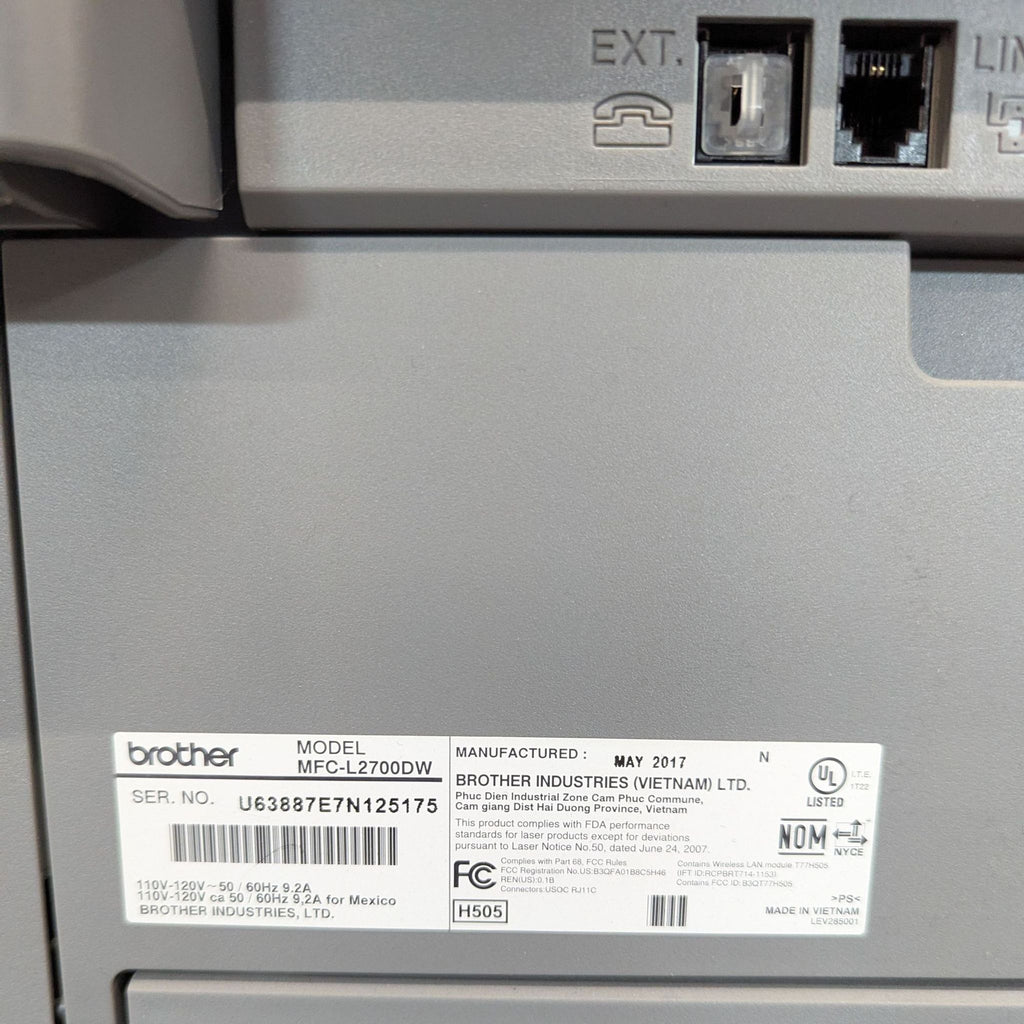 Brother MFC All-in-One Laser Printer with Copy, Scan, and Fax (black&white)