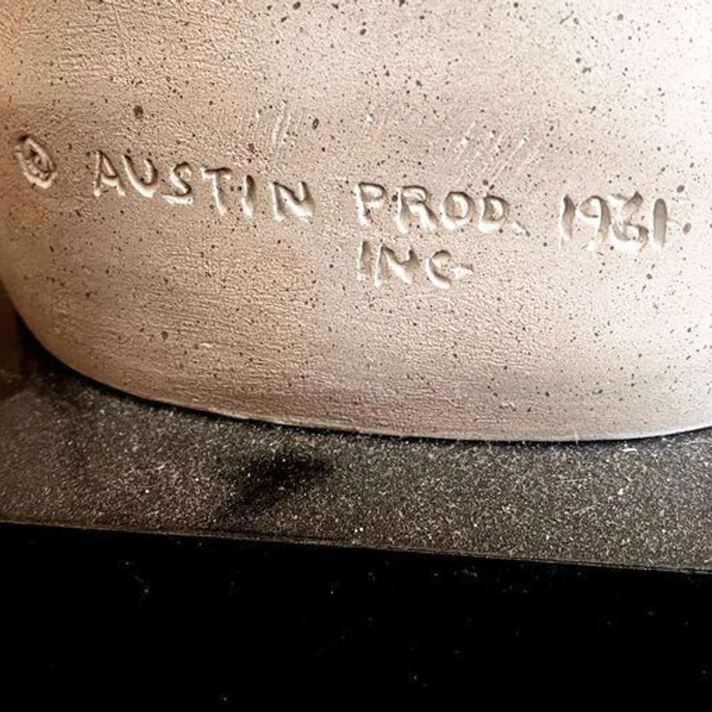 Vintage Austin Productions Buddha Head Sculpture on Base