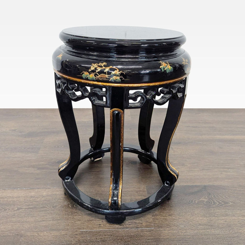Lacquered Chinoiserie Stool/Display Stand - Accepted Offer (31.03% discount)