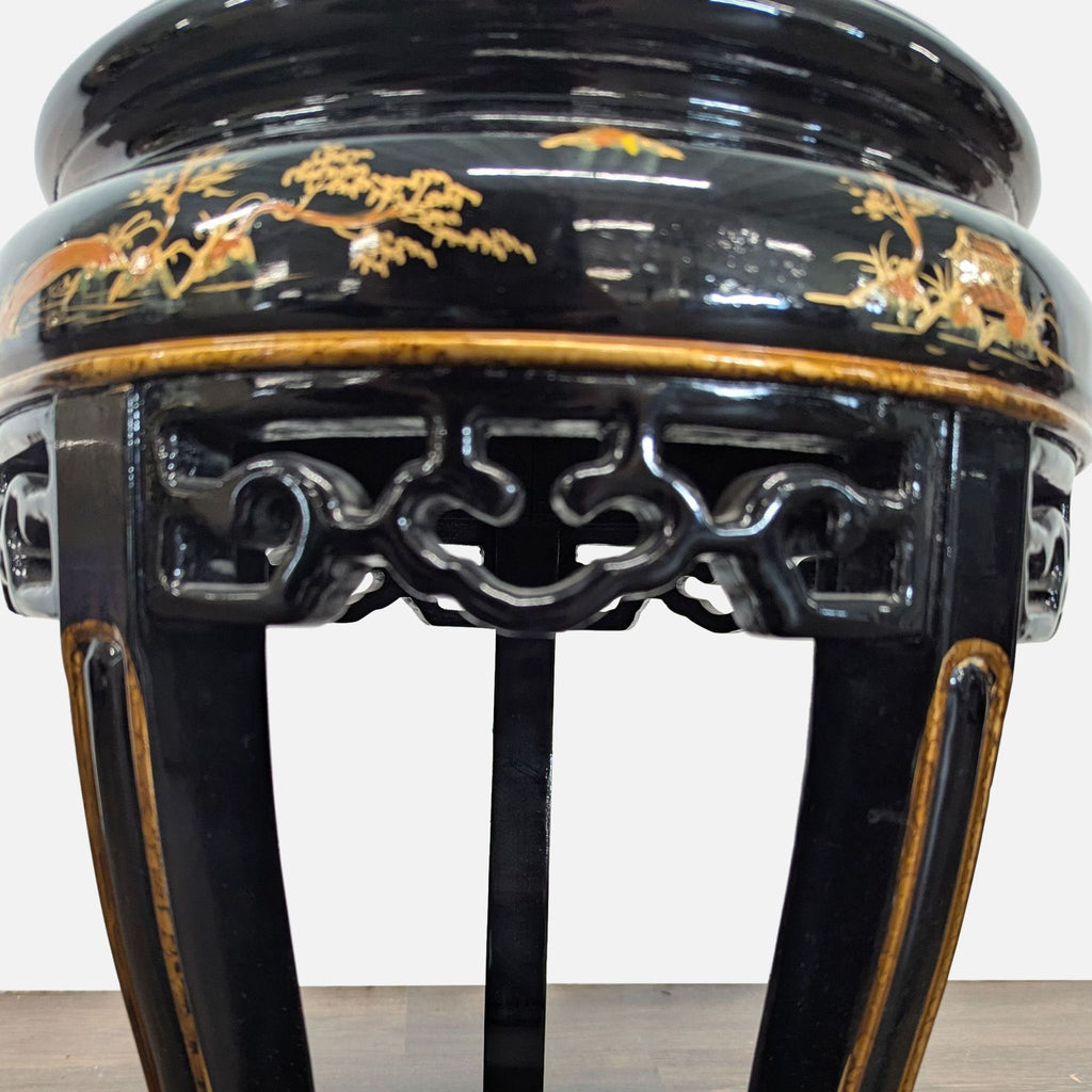 Lacquered Chinoiserie Stool/Display Stand - Accepted Offer (31.03% discount)