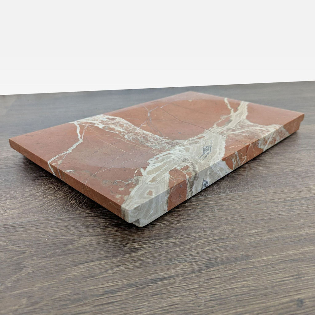 Crate & Barrel Althena Calderone Rectangular Marble Serving Board