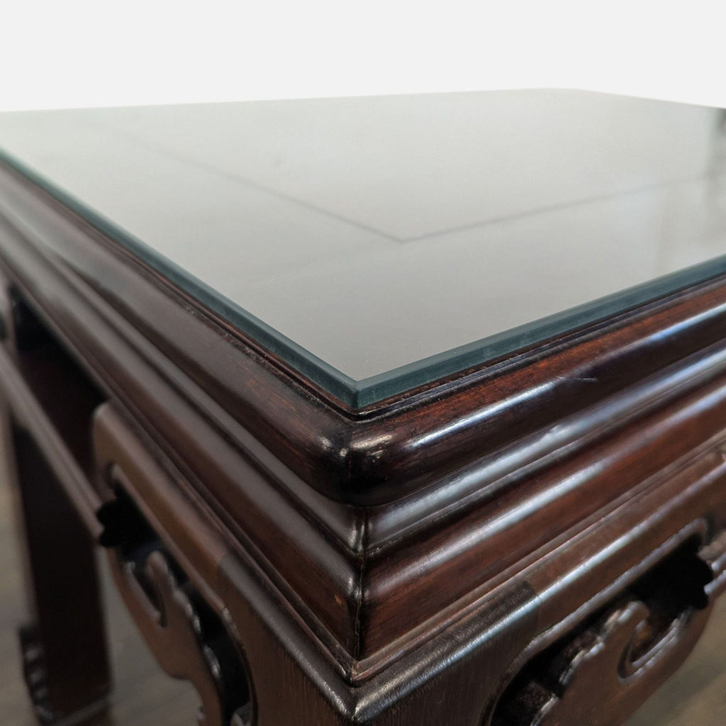 Chinese Carved Side Table