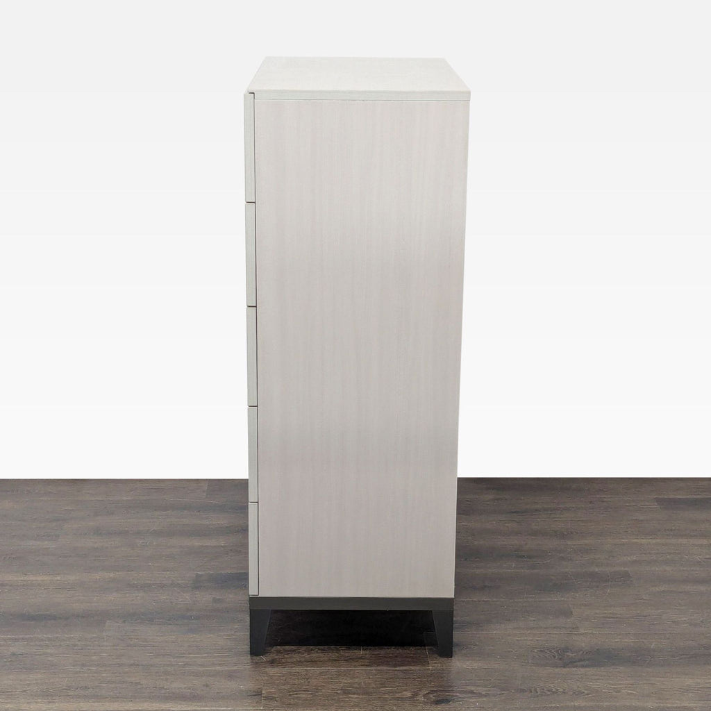 Alf + DaFre Mont Blanc Modern 5-Drawer Dresser in Light Wood Finish