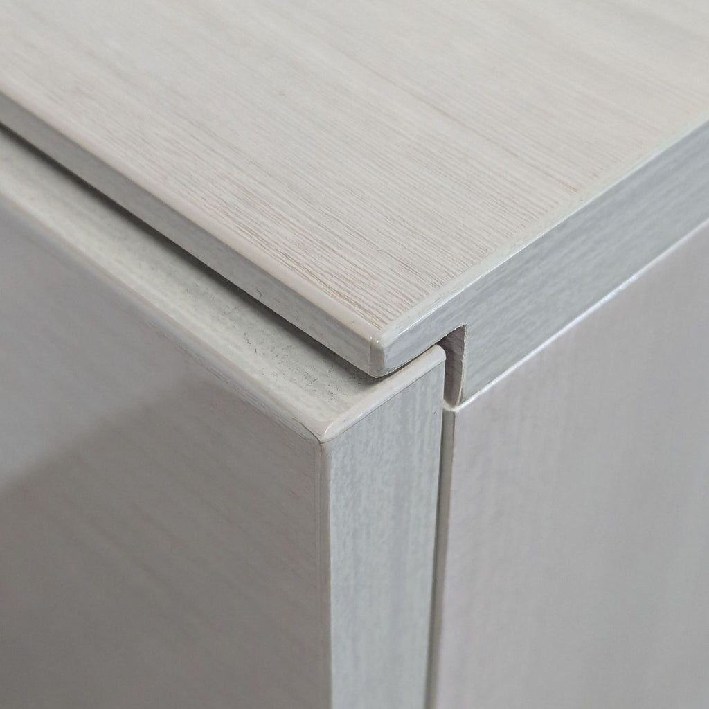 Alf + DaFre Mont Blanc Modern 5-Drawer Dresser in Light Wood Finish