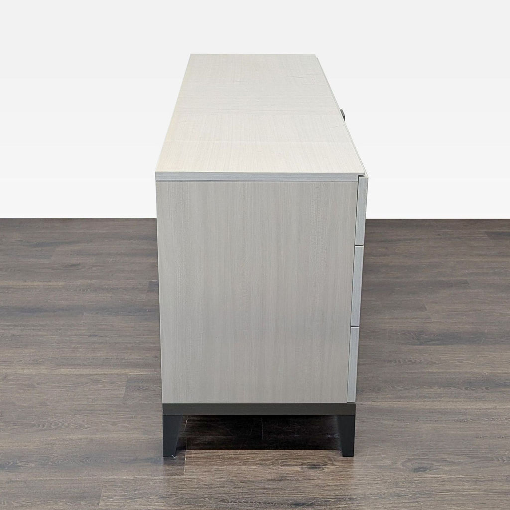 Alf + DaFre Mont Blanc Modern 3-Drawer Dresser in Light Wood Finish