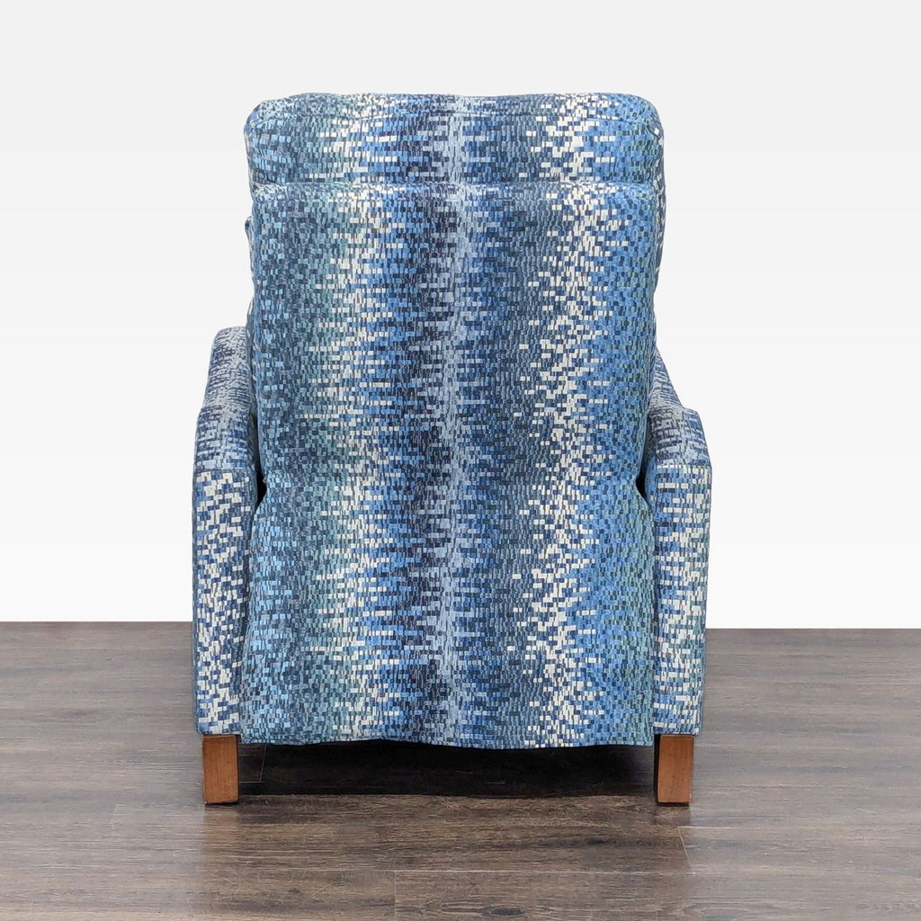 Jiaxing Home Fortune Furniture Co. Blue Patterned Recliner Lounge Chair with Cushions