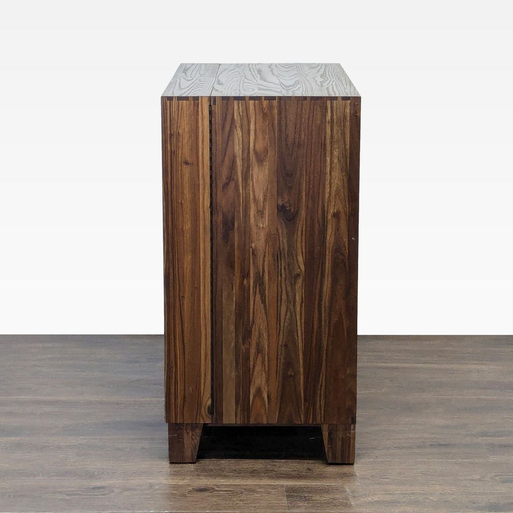 Crate & Barrel Marin Shiitake Bar Cabinet