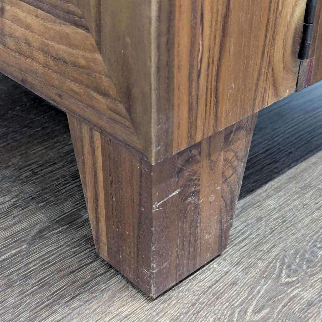 Crate & Barrel Marin Shiitake Bar Cabinet