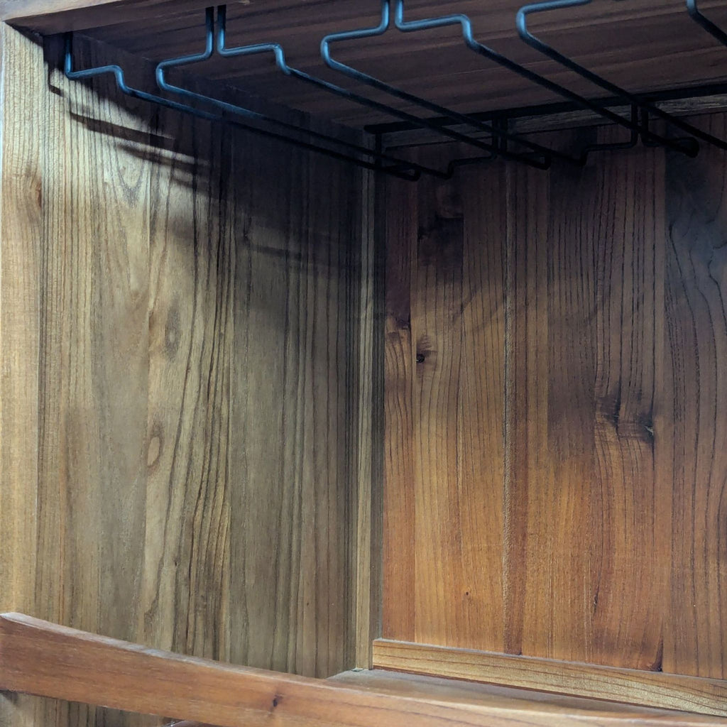 Crate & Barrel Marin Shiitake Bar Cabinet