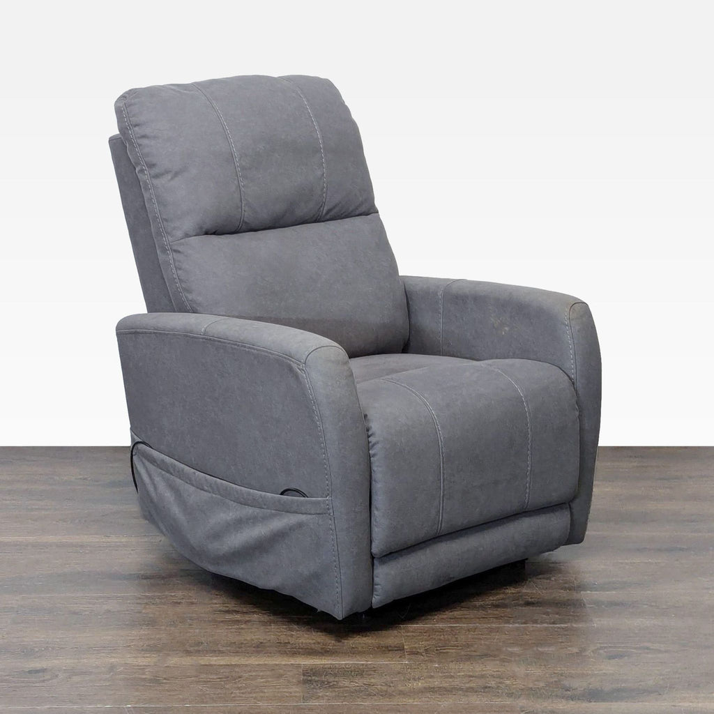 MotoMotion Power Recliner Lounge Chair in Gray