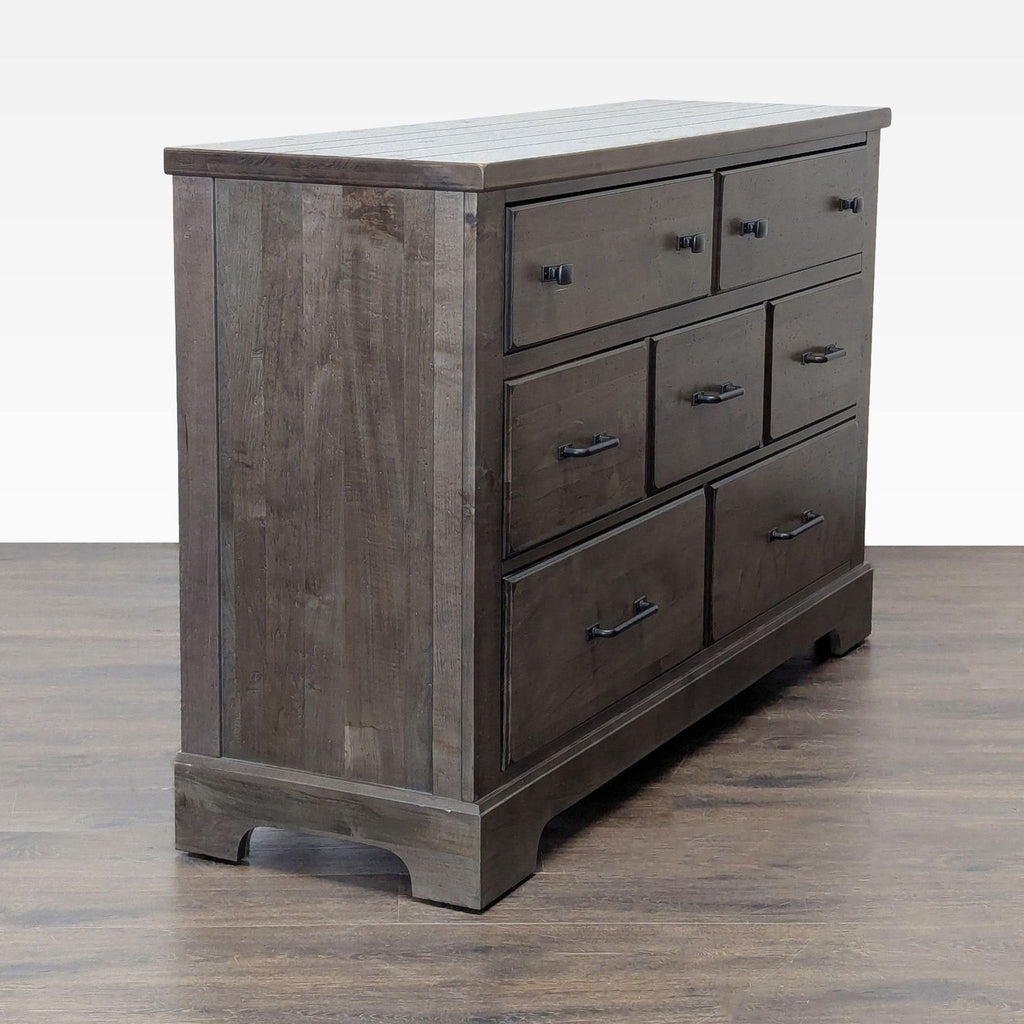 2. Elegant Vaughan-Bassett bedroom dresser, featuring modern hardware and a sturdy build.