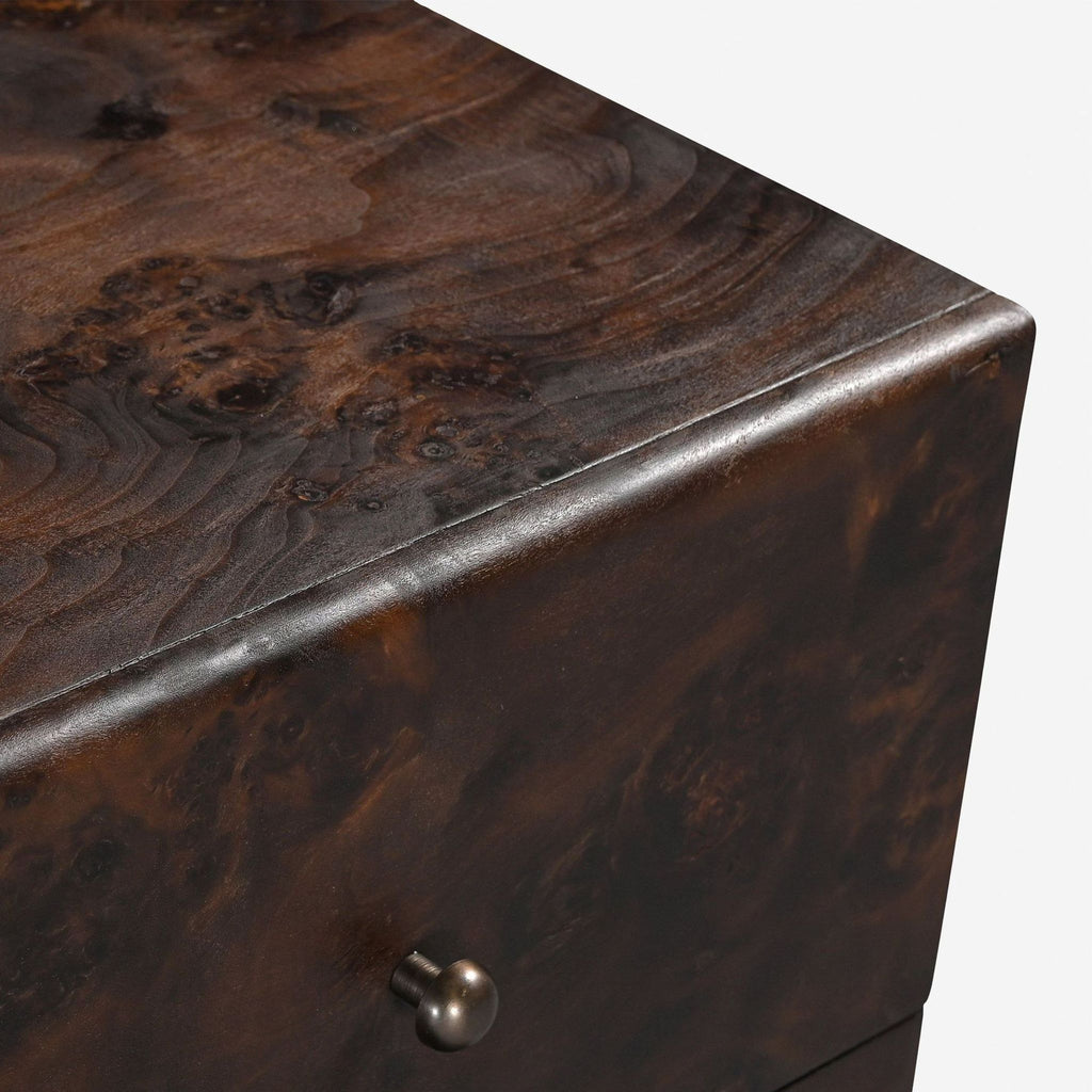 Lulu and Georgia Hobbes Dark Wood 6-Drawer Dresser