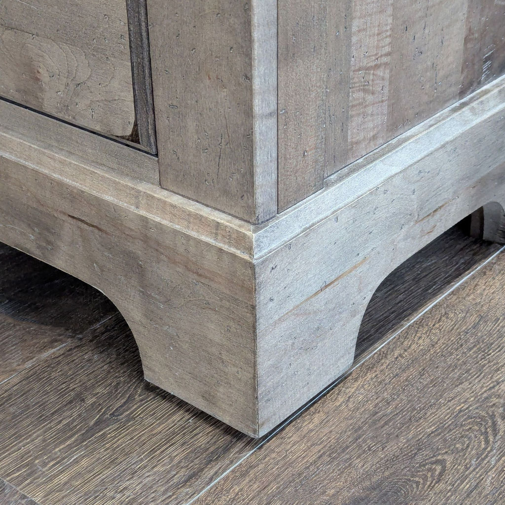 Vaughan Bassett Cool Rustic Clear Maple Three Drawer Nightstand