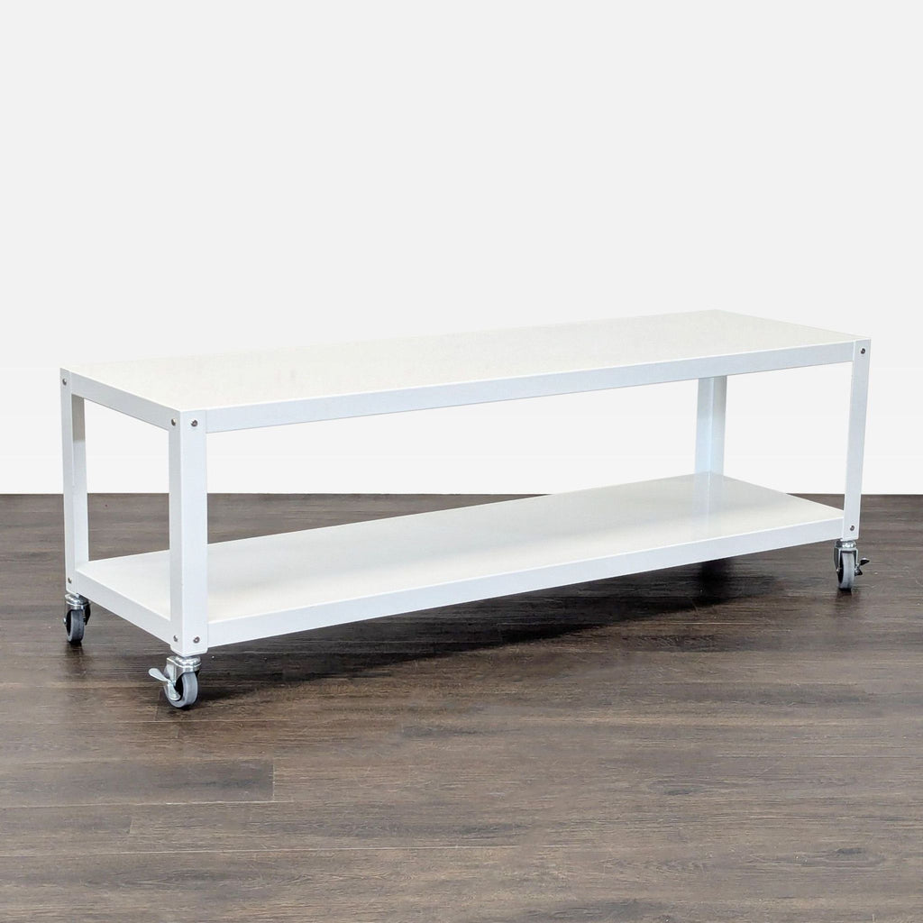 Two Tier Metal Coffee Table