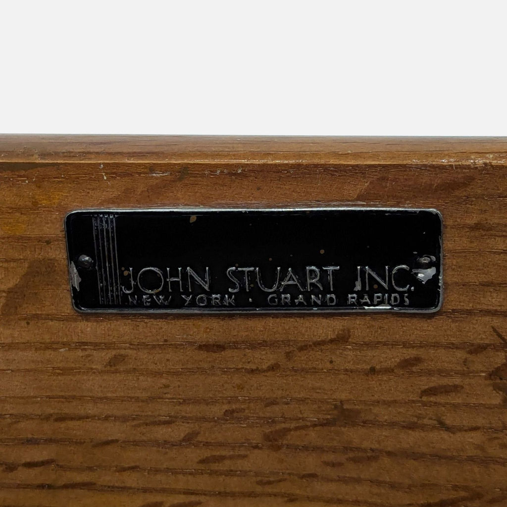 John Stuart Inc. Classic Wooden Dresser with Curved Drawers and Ornate Detailing