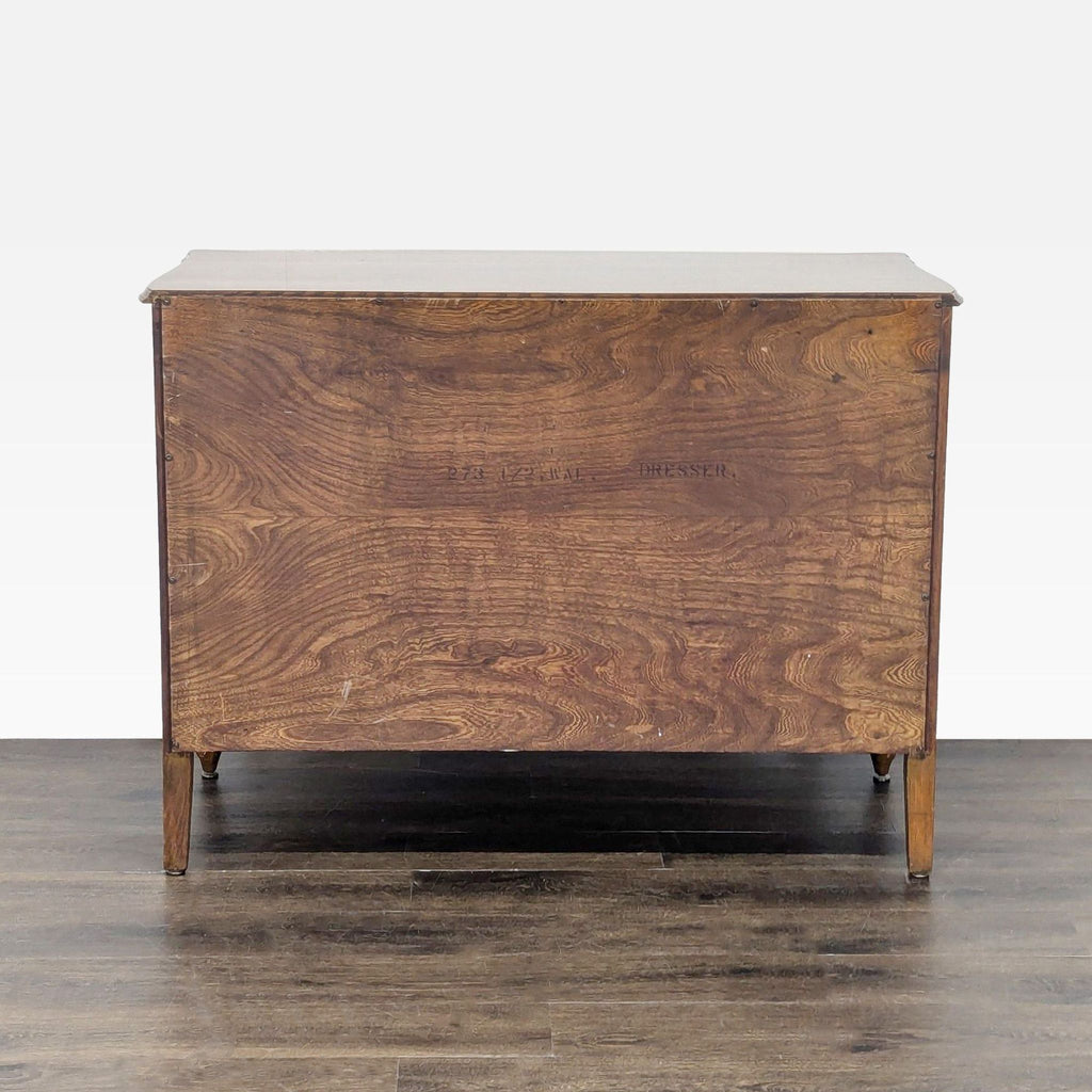 John Stuart Inc. Classic Wooden Dresser with Curved Drawers and Ornate Detailing