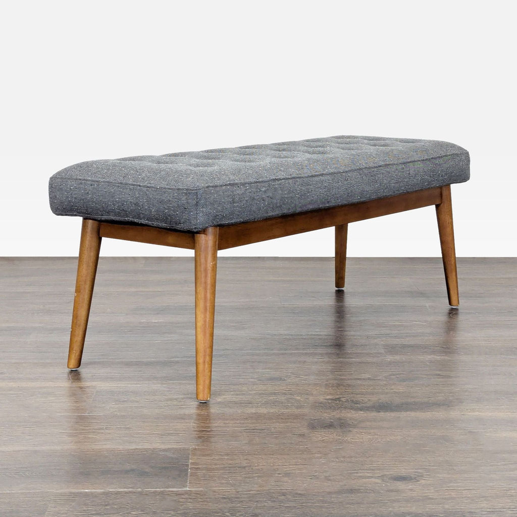 West Elm Button Tufted Mid-Century Bench - Accepted Offer (39.52% discount)