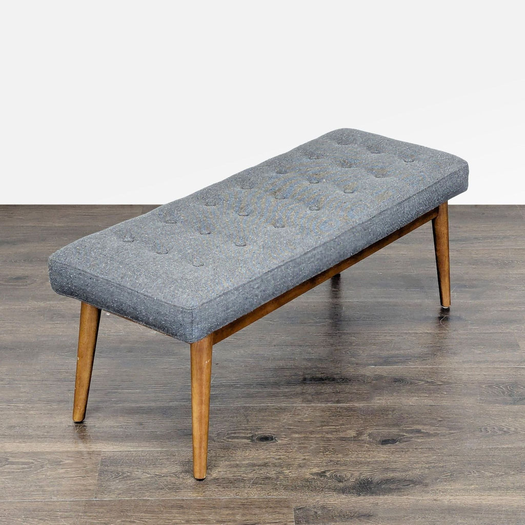 West Elm Button Tufted Mid-Century Bench - Accepted Offer (39.52% discount)