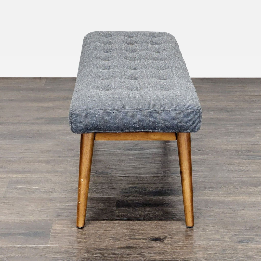 West Elm Button Tufted Mid-Century Bench - Accepted Offer (39.52% discount)