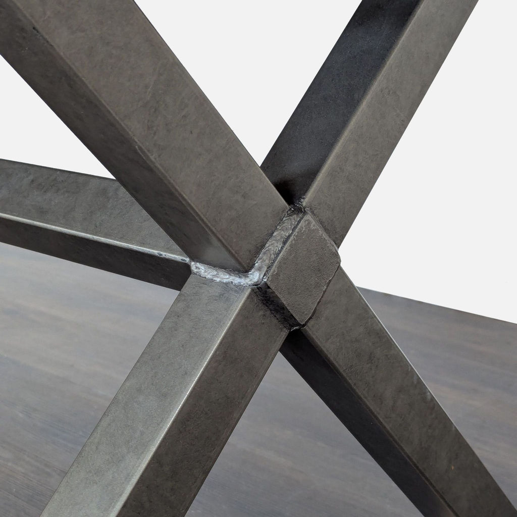 Farmhouse X-Trestle Base Dining Table