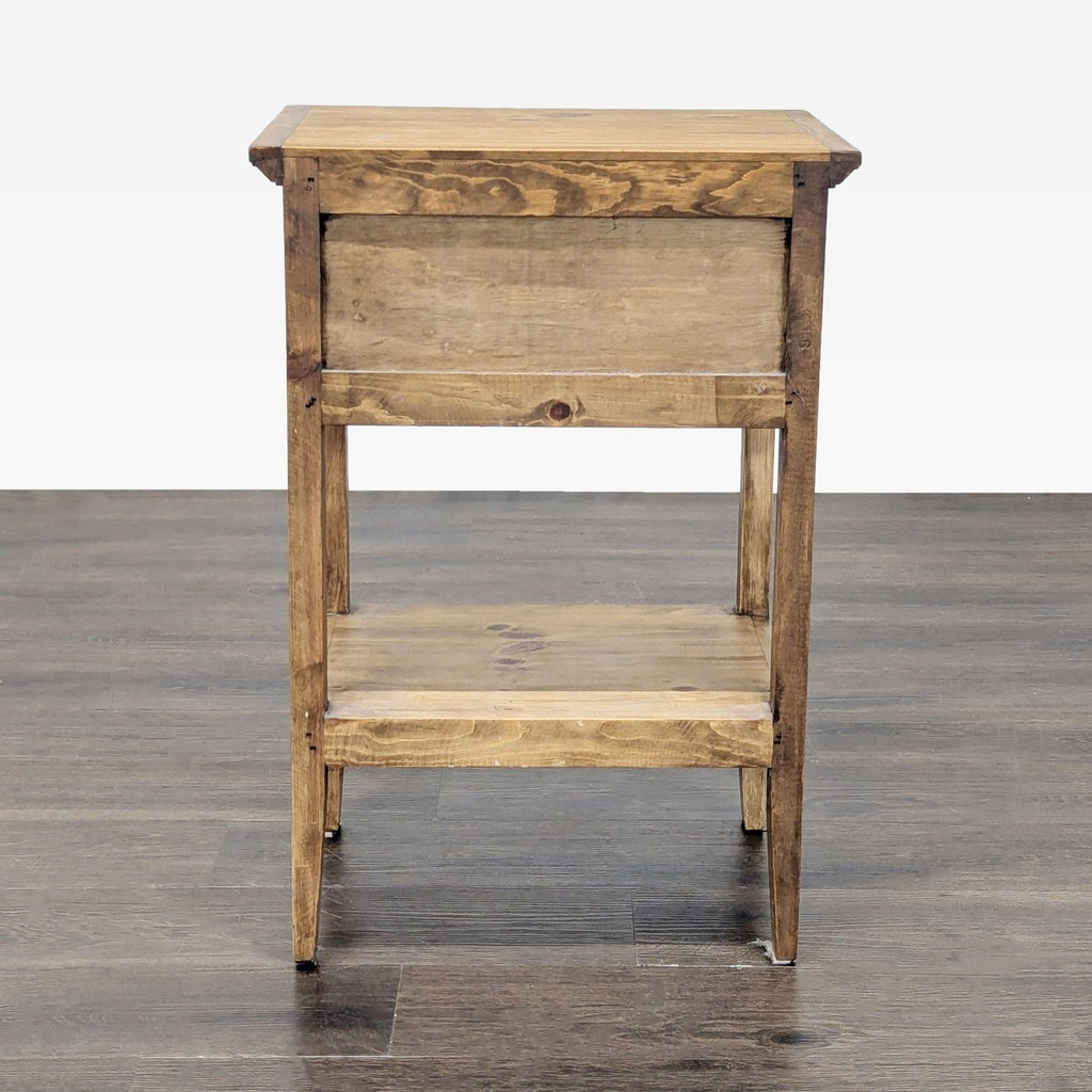 Pottery Barn One Drawer Nightstand with Shelf