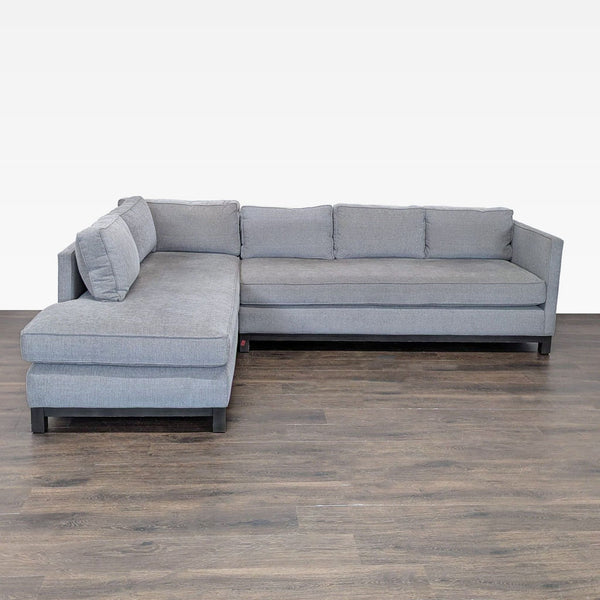 Mitchell Gold + Bob Williams Clifton Modern Gray Sectional Sofa