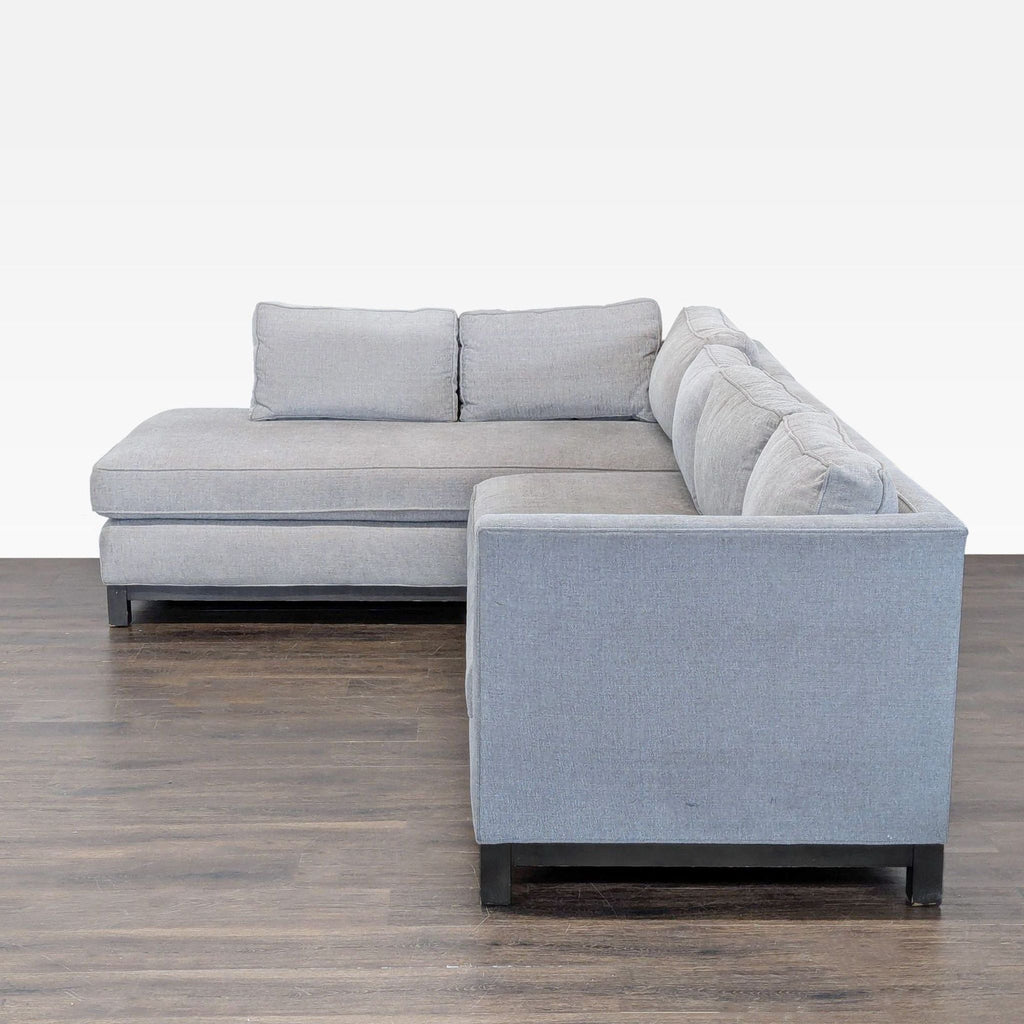 Mitchell Gold + Bob Williams Clifton Modern Gray Sectional Sofa