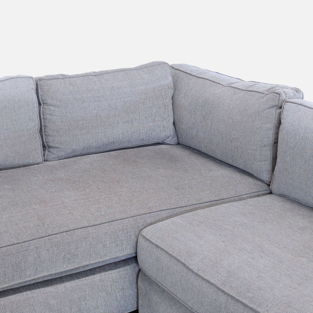 Mitchell Gold + Bob Williams Clifton Modern Gray Sectional Sofa