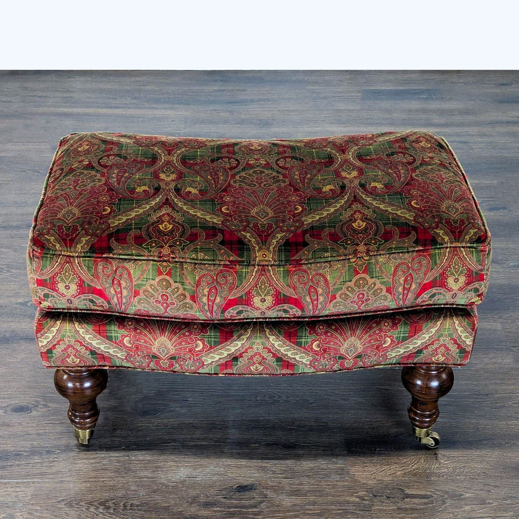 Lillian August Paisley Ottoman