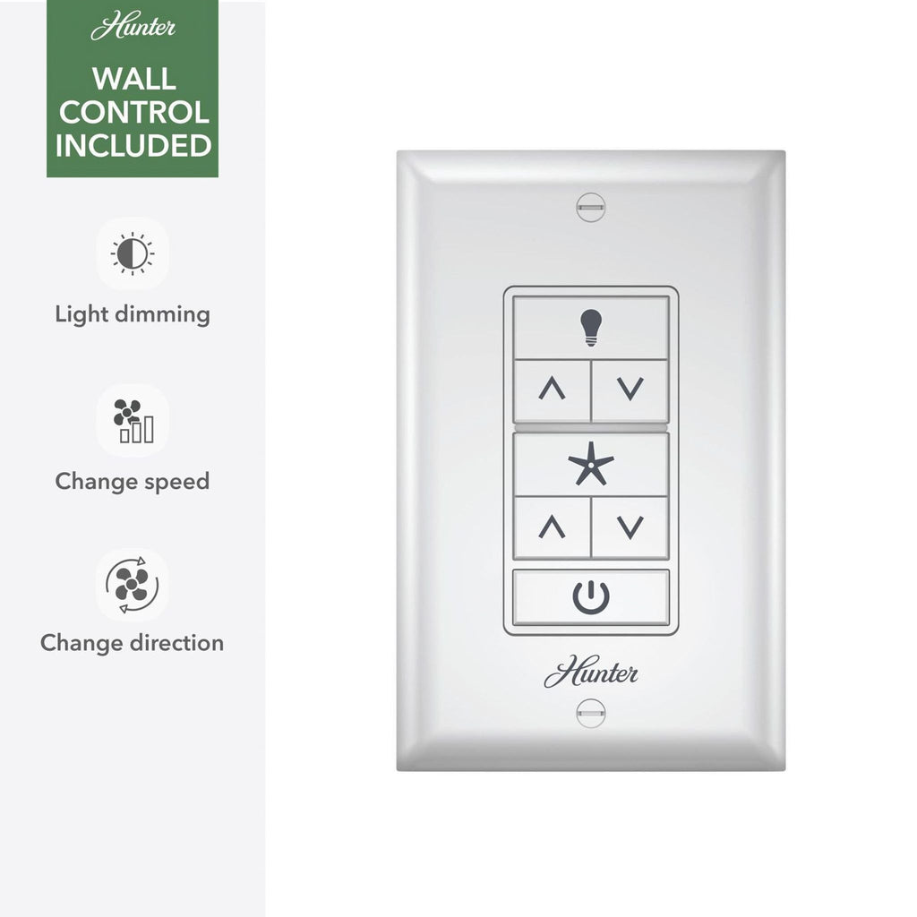 Hunter Presto 52-Inch Modern White Ceiling Fan - New in Box
