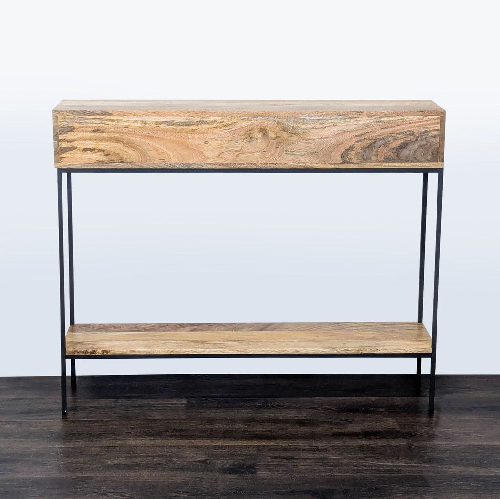 West Elm Rustic Open Skinny Console