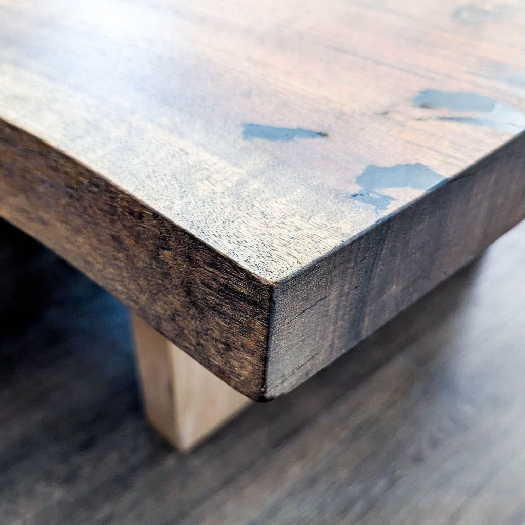Hudson Furniture Single Walnut Slab Coffee Table