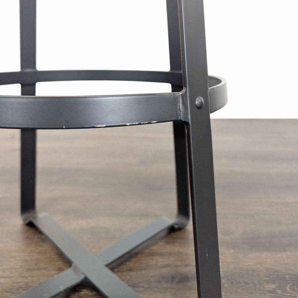 Modern Rustic 3-Piece Dining Set with Table and 2 Bar Stools