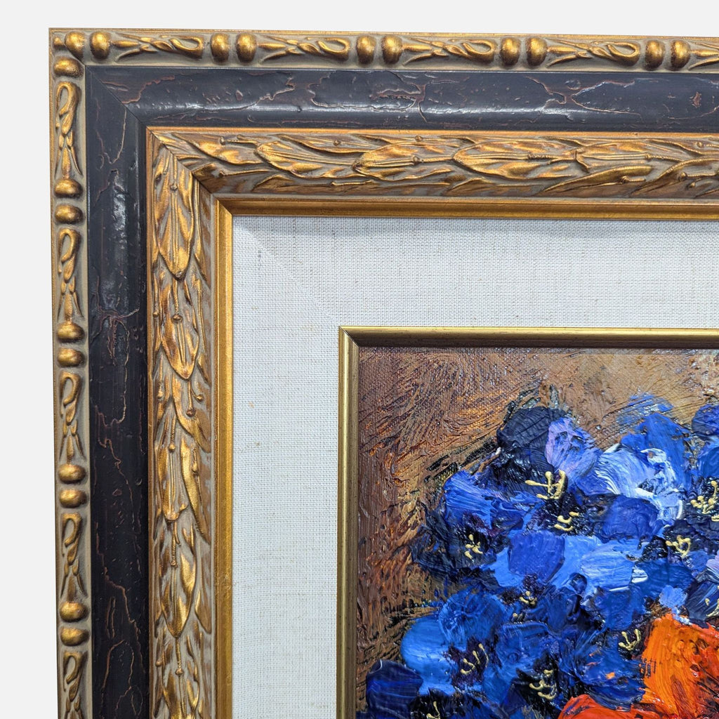 Yana Korobov Original Floral Painting in Ornate Frame  - Accepted Offer (23.61% discount)
