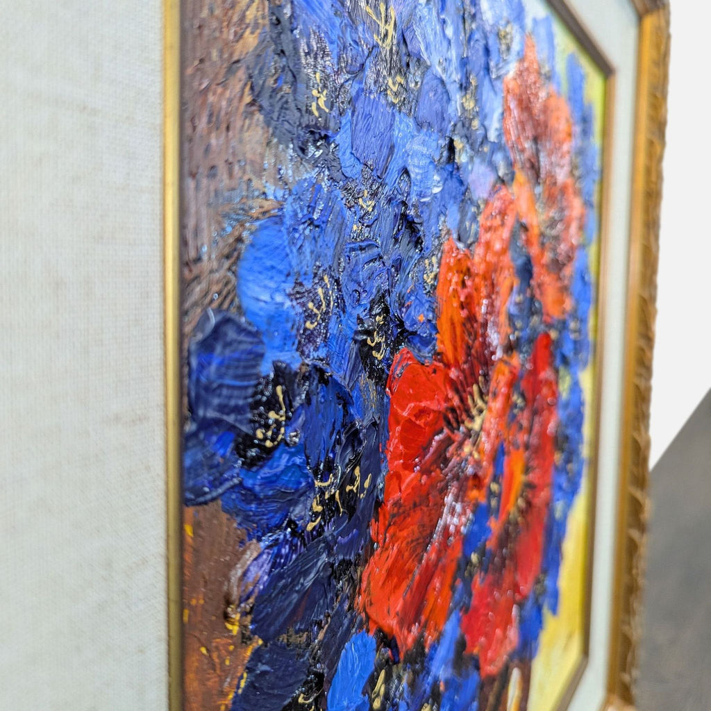 Yana Korobov Original Floral Painting in Ornate Frame  - Accepted Offer (23.61% discount)