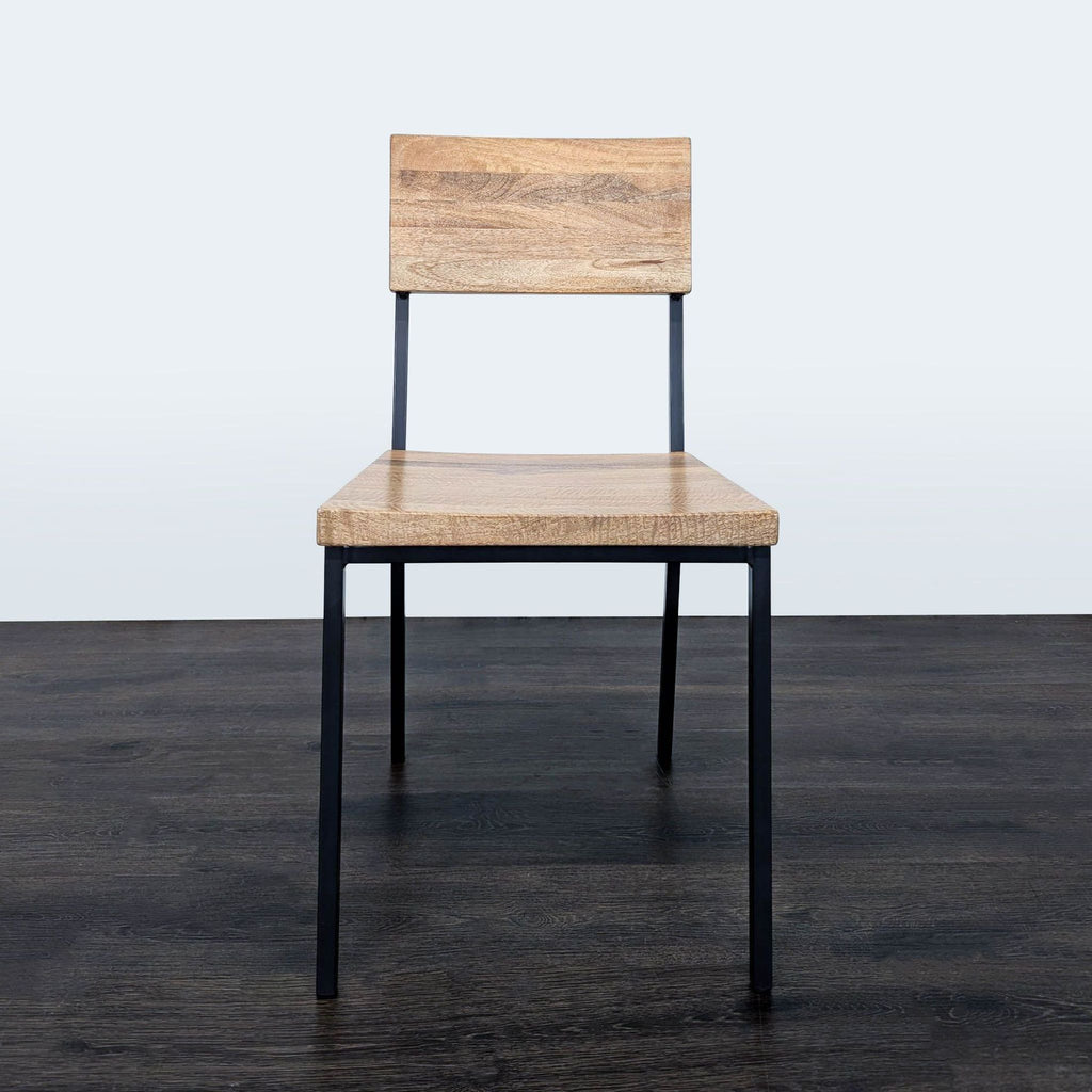 West Elm Modern Industrial 5-Piece Dining Set with Drop-Leaf Table