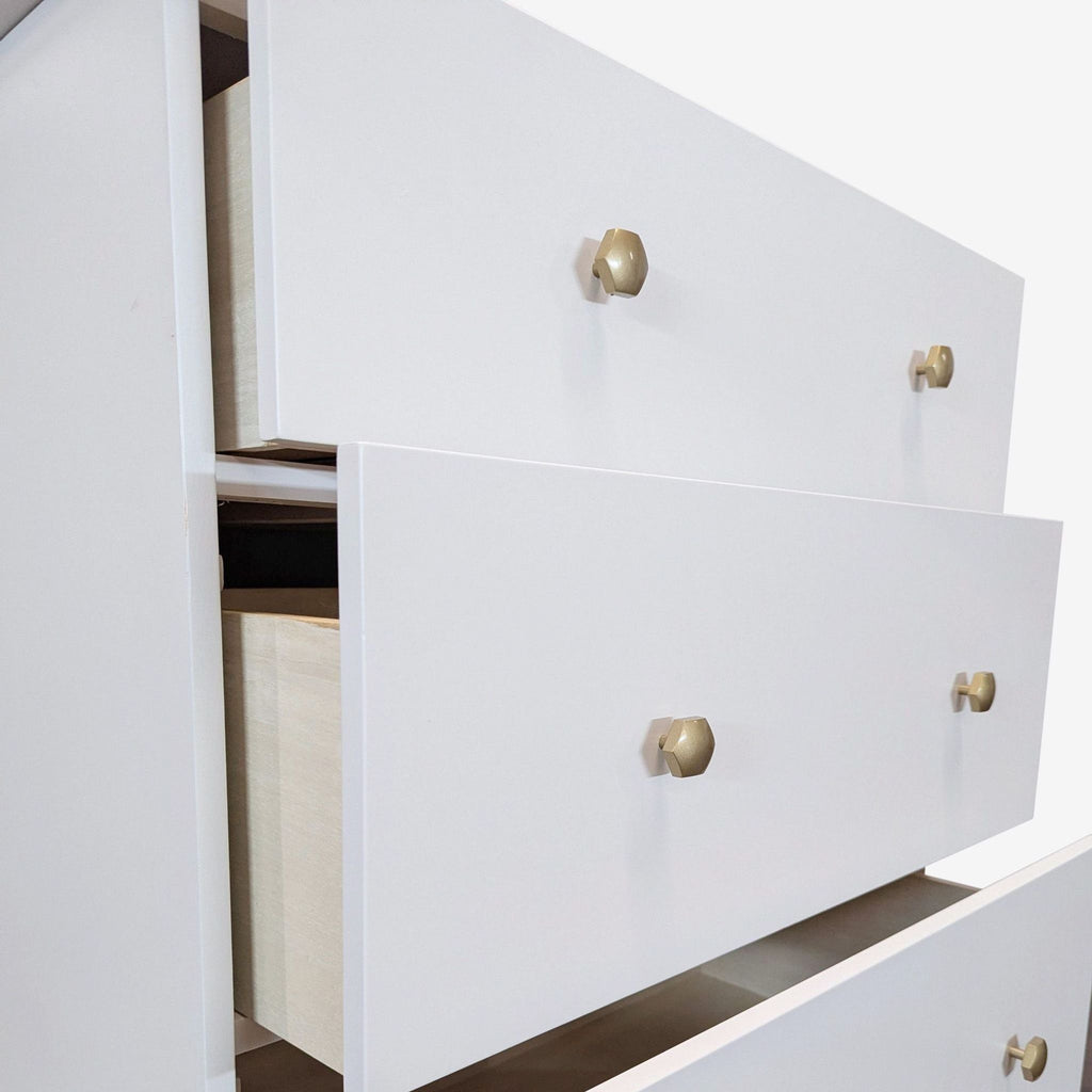 Pottery Barn Teen Keaton Four Drawer Modern Dresser