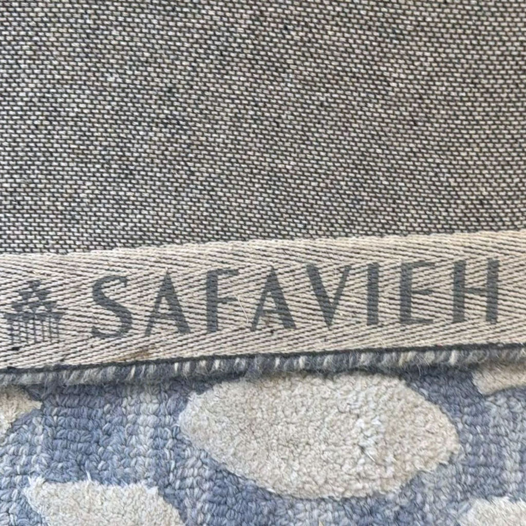 Safavieh Blue & Ivory Textured Modern 8x10 Area Rug, Elegant Leaf Pattern - Accepted Offer (38.02% discount)