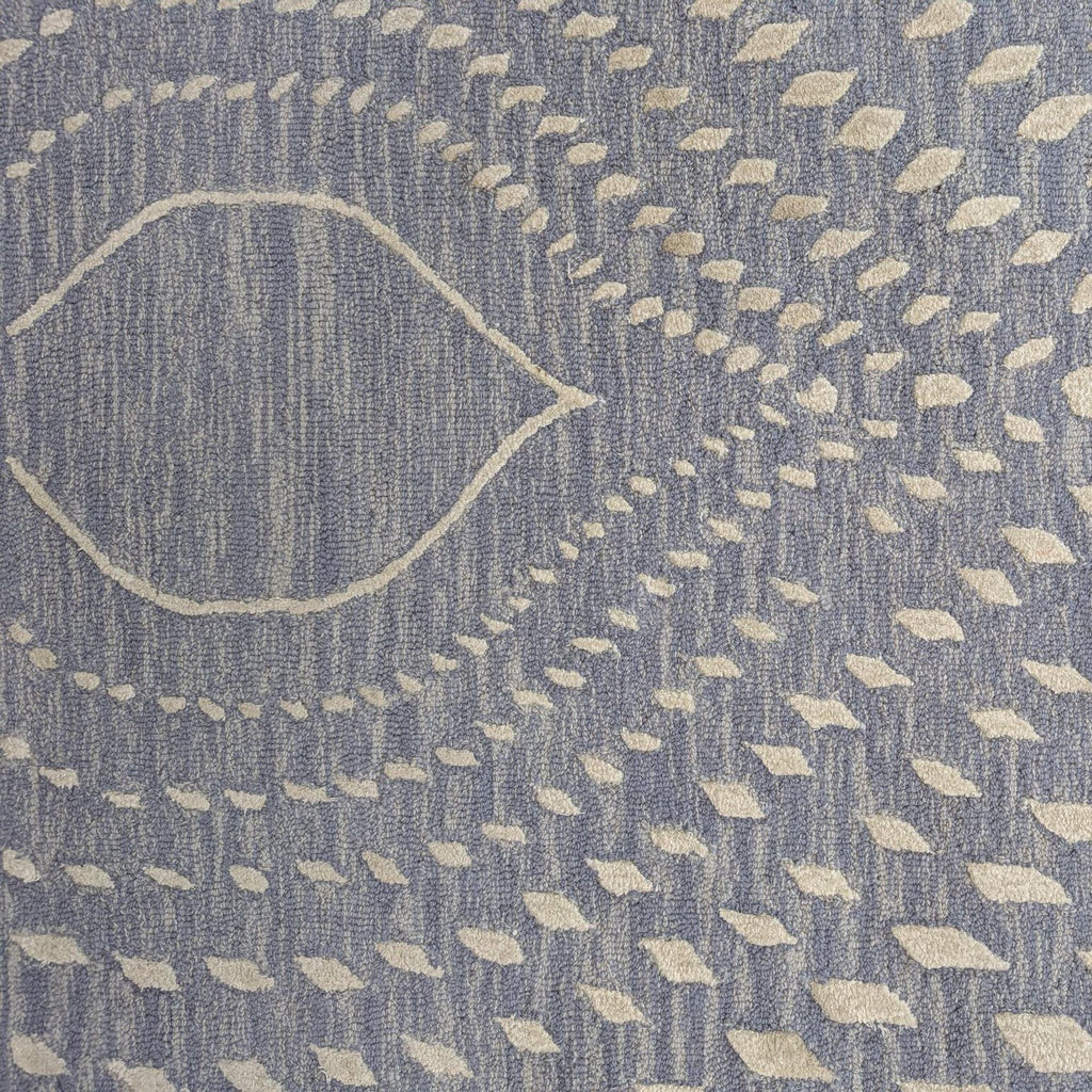 Safavieh Blue & Ivory Textured Modern 8x10 Area Rug, Elegant Leaf Pattern - Accepted Offer (38.02% discount)